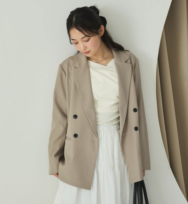 archives「【ＯＮかわ】クロスタックドレープオフショルカットＴＯＰＳ」|Tシャツ・カットソー|