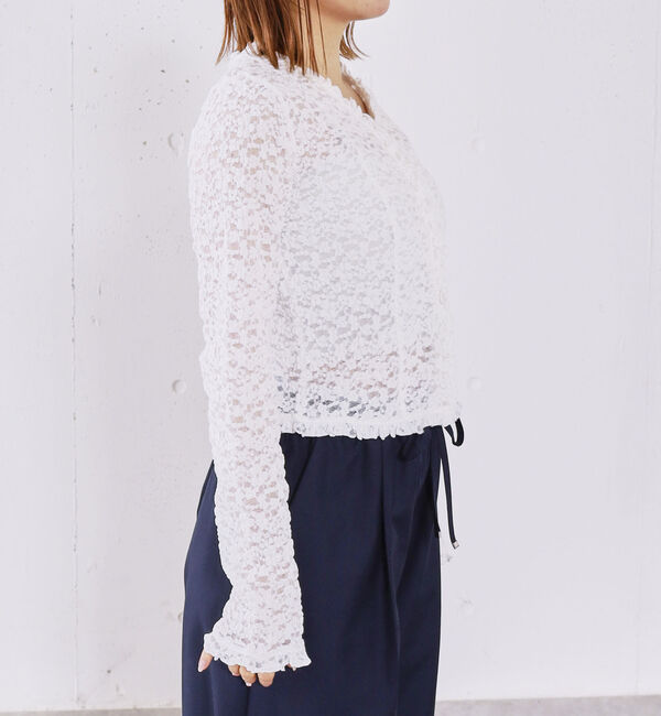 archives「レースフリルカーディガン」|Tシャツ・カットソー|