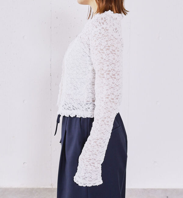 archives「レースフリルカーディガン」|Tシャツ・カットソー|