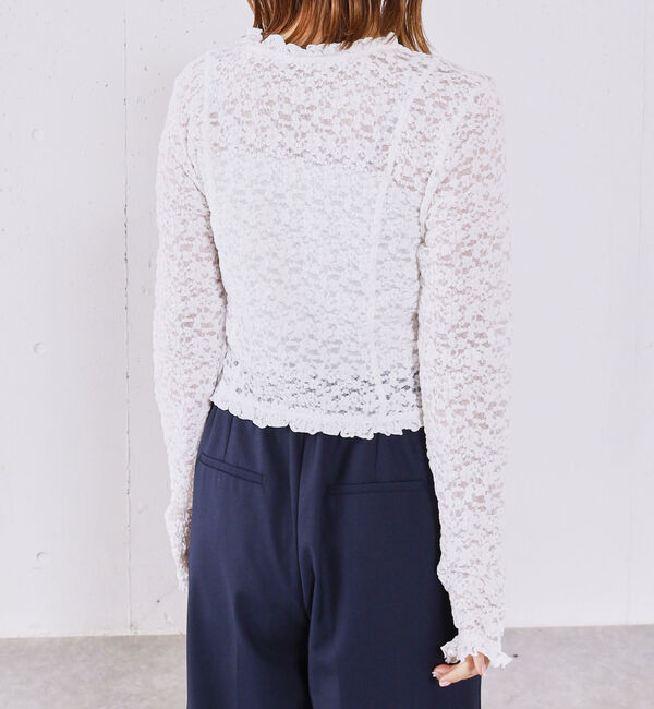archives「レースフリルカーディガン」|Tシャツ・カットソー|