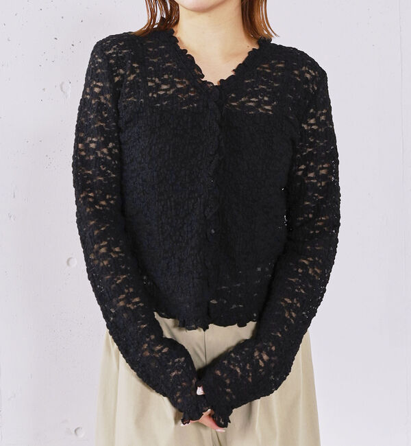 archives「レースフリルカーディガン」|Tシャツ・カットソー|