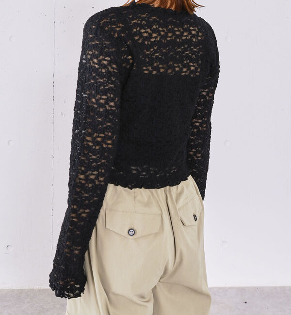 archives「レースフリルカーディガン」|Tシャツ・カットソー|