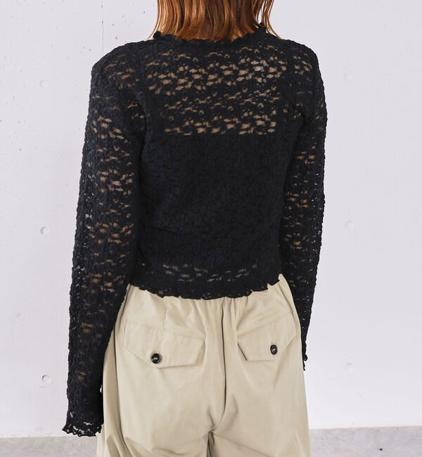 archives「レースフリルカーディガン」|Tシャツ・カットソー|