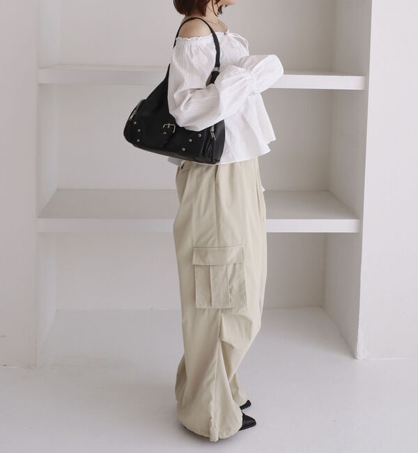 archives「からみ刺繍２ｗａｙオフショルペプラムブラウス」|シャツ・ブラウス|