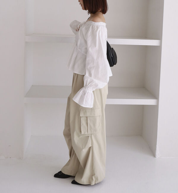 archives「からみ刺繍２ｗａｙオフショルペプラムブラウス」|シャツ・ブラウス|