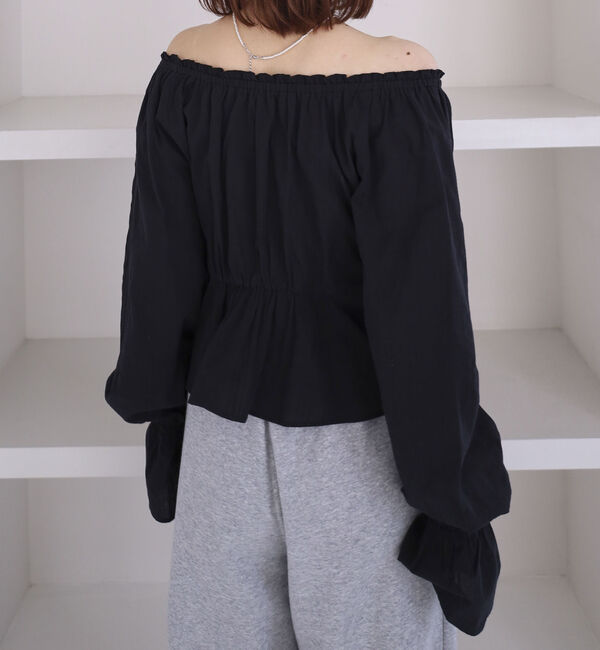 archives「からみ刺繍２ｗａｙオフショルペプラムブラウス」|シャツ・ブラウス|