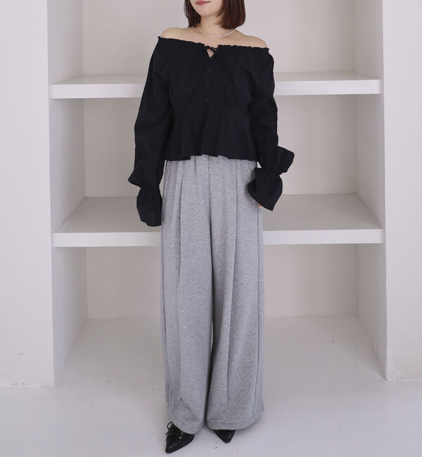 archives「からみ刺繍２ｗａｙオフショルペプラムブラウス」|シャツ・ブラウス|