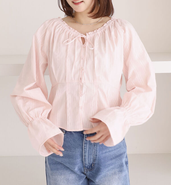 archives「からみ刺繍２ｗａｙオフショルペプラムブラウス」|シャツ・ブラウス|