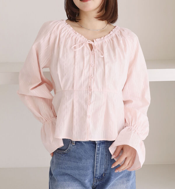 archives「からみ刺繍２ｗａｙオフショルペプラムブラウス」|シャツ・ブラウス|