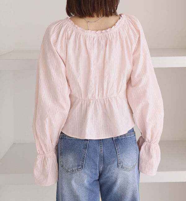 archives「からみ刺繍２ｗａｙオフショルペプラムブラウス」|シャツ・ブラウス|