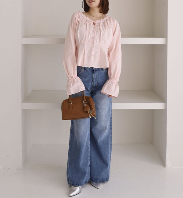 archives「からみ刺繍２ｗａｙオフショルペプラムブラウス」|シャツ・ブラウス|