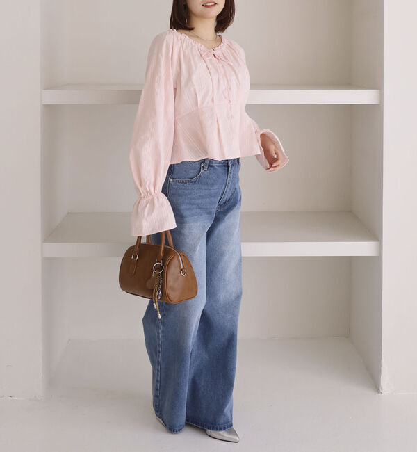 archives「からみ刺繍２ｗａｙオフショルペプラムブラウス」|シャツ・ブラウス|