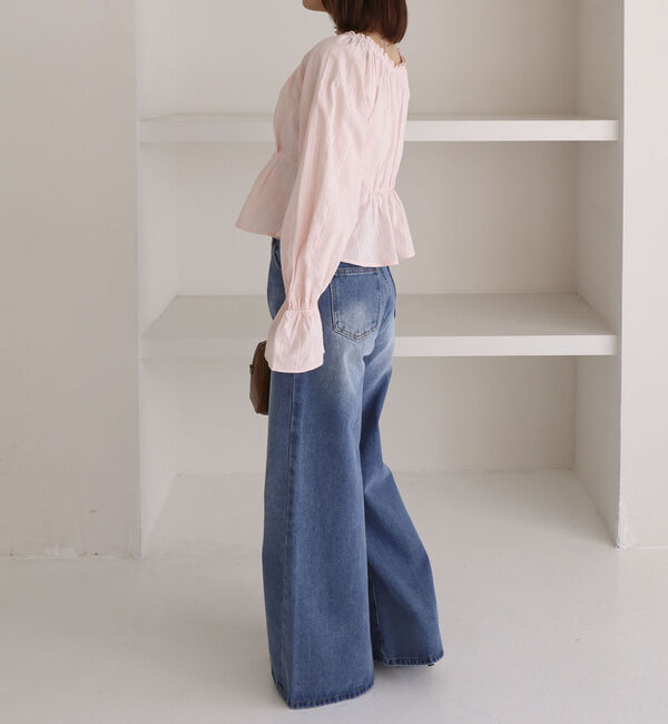 archives「からみ刺繍２ｗａｙオフショルペプラムブラウス」|シャツ・ブラウス|