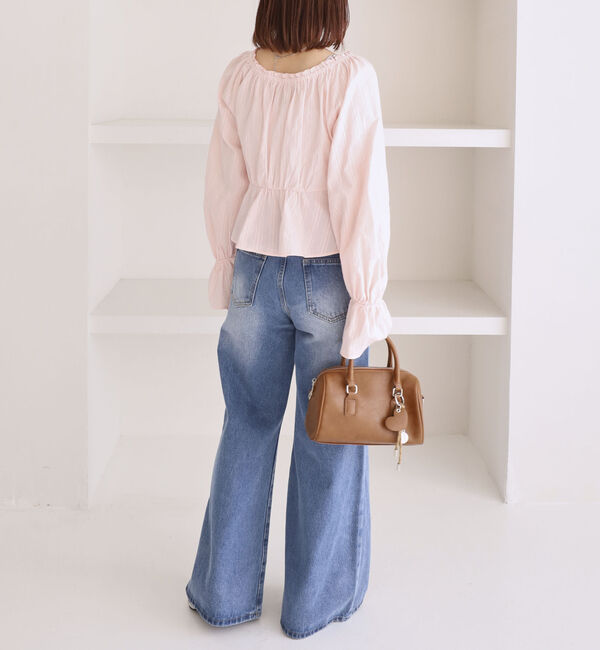 archives「からみ刺繍２ｗａｙオフショルペプラムブラウス」|シャツ・ブラウス|