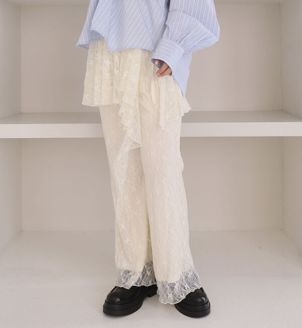 archives「レイヤードレースパンツ」|チノ|
