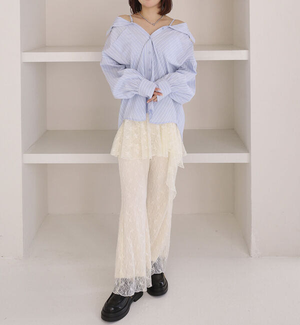 archives「レイヤードレースパンツ」|チノ|