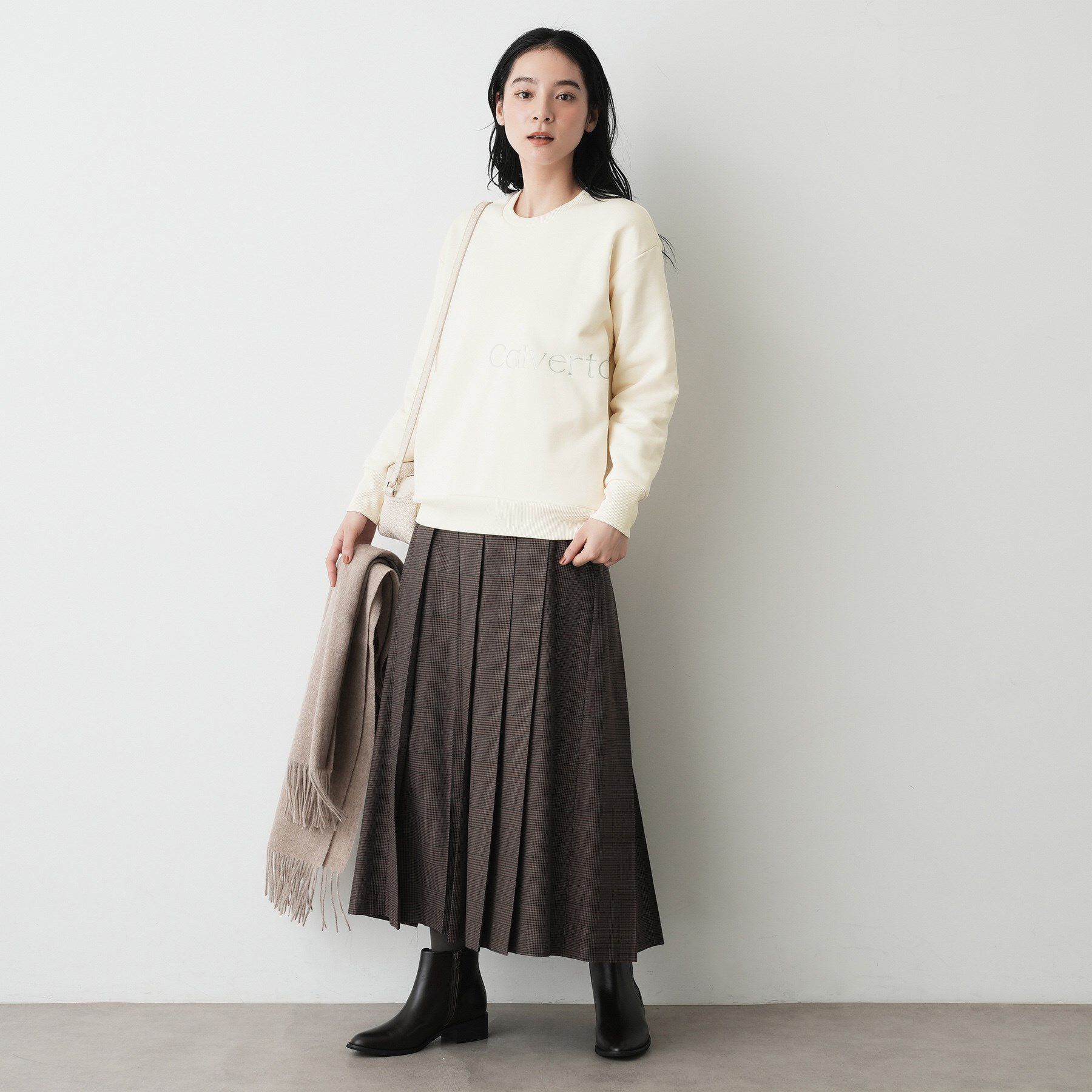 Dessin「【洗える】裏起毛ロゴスウェット」|パーカー|