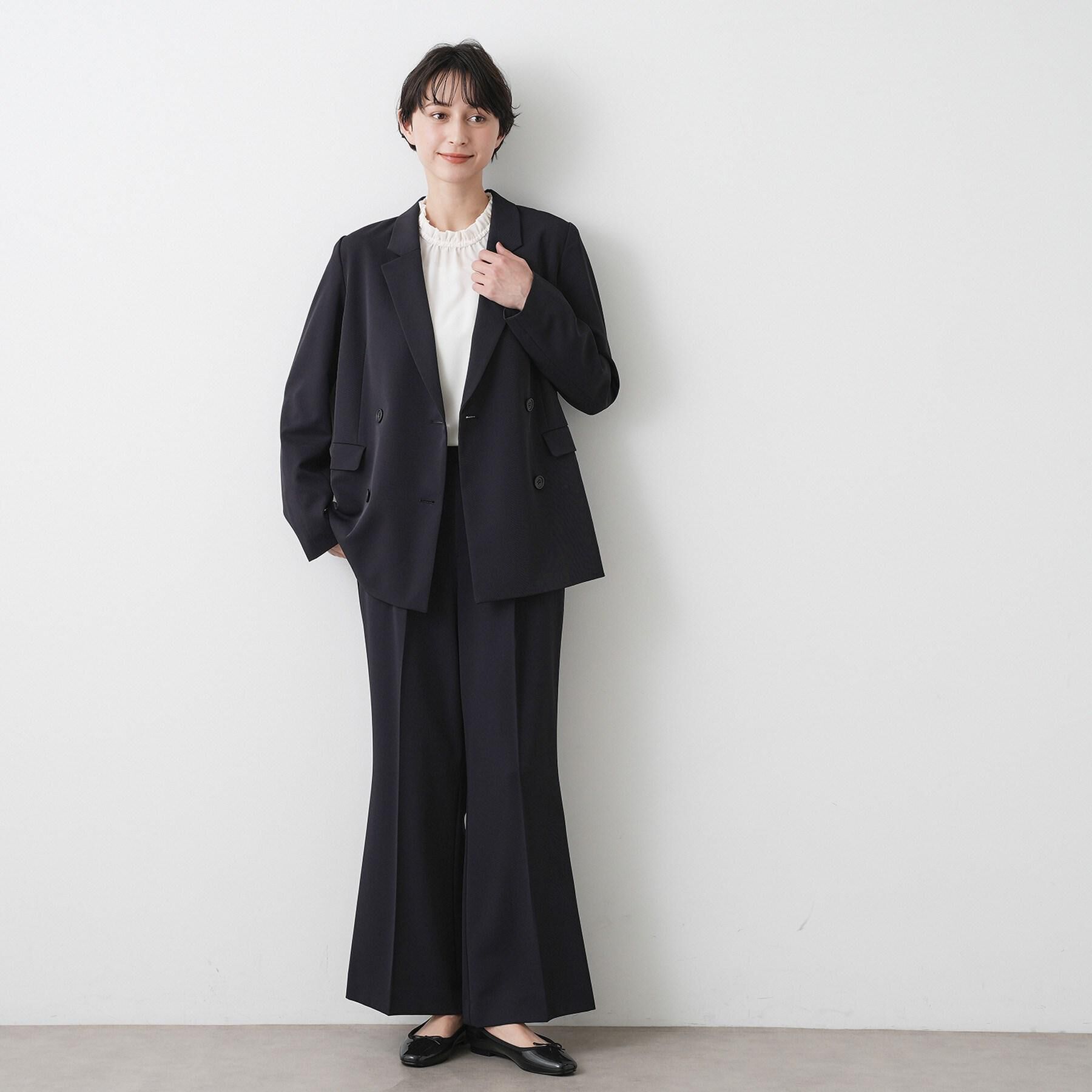 Dessin「【入卒/セレモニー/洗える】フリルネックジョーゼットブラウス」|シャツ・ブラウス|