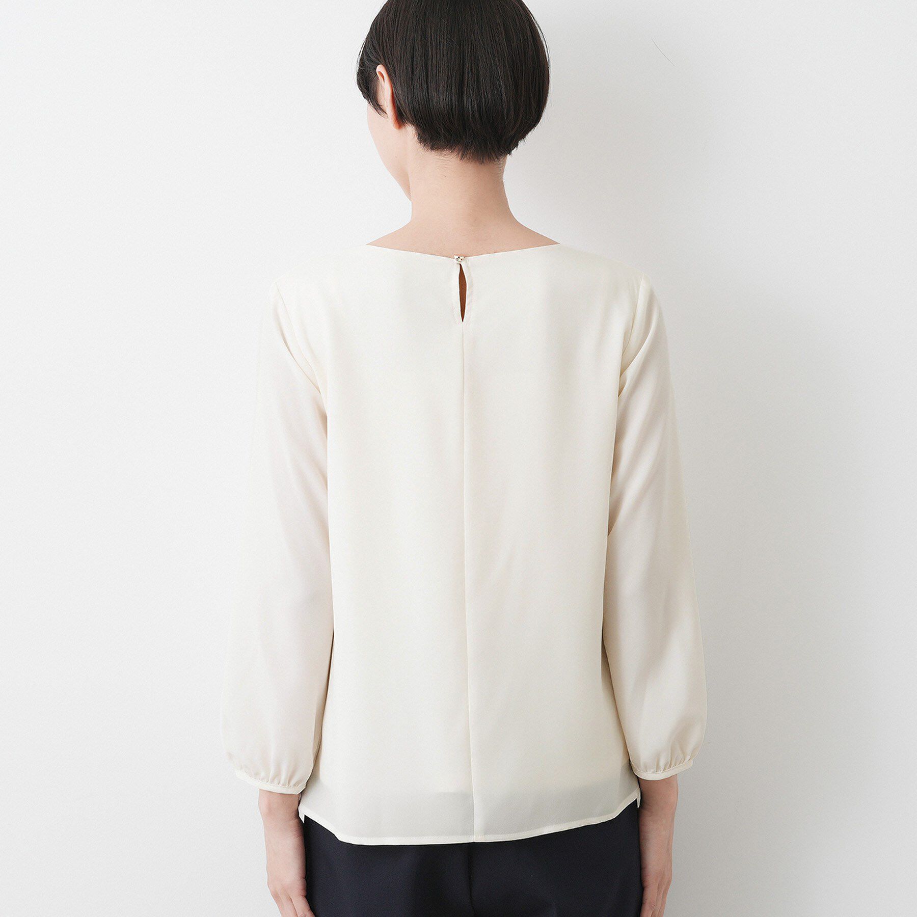 Dessin「【入卒/セレモニー/洗える】ジョーゼットブラウス」|シャツ・ブラウス|