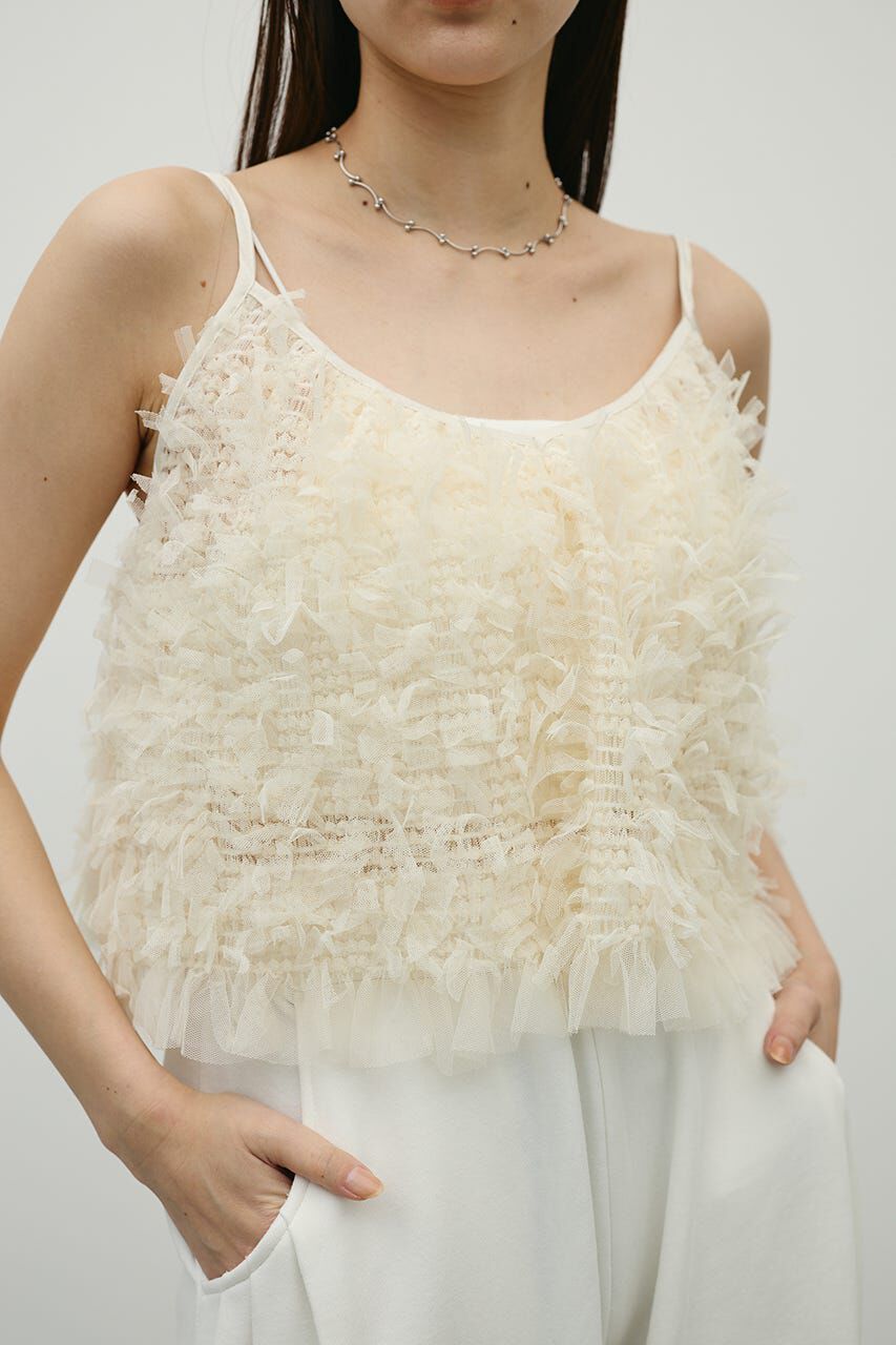 STYLEMIXER「チュールフリルキャミ」|キャミソール|