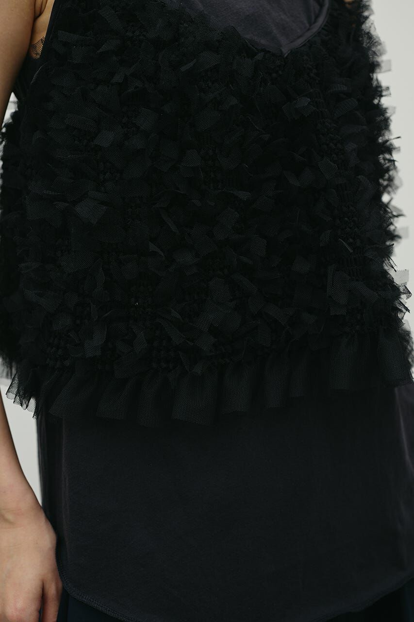 STYLEMIXER「チュールフリルキャミ」|キャミソール|