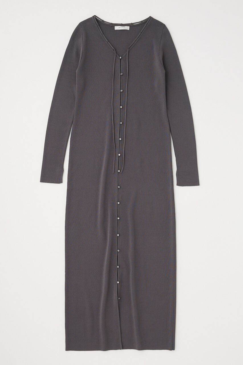 MOUSSY「LOOP ACCENT ニットドレス」|ワンピース|C.GRY