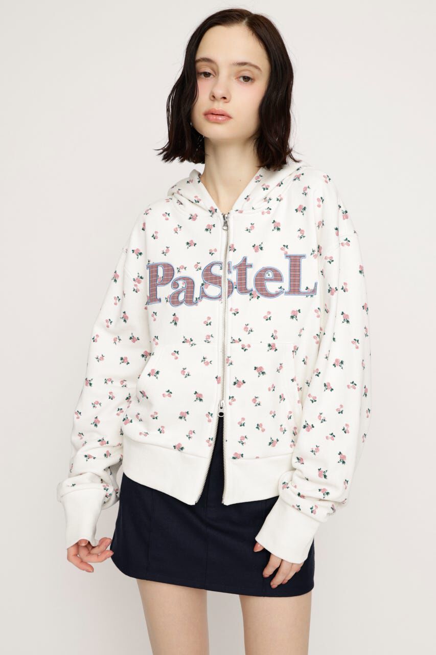 SLY「FLOWER CUT HOODIE」|パーカー|