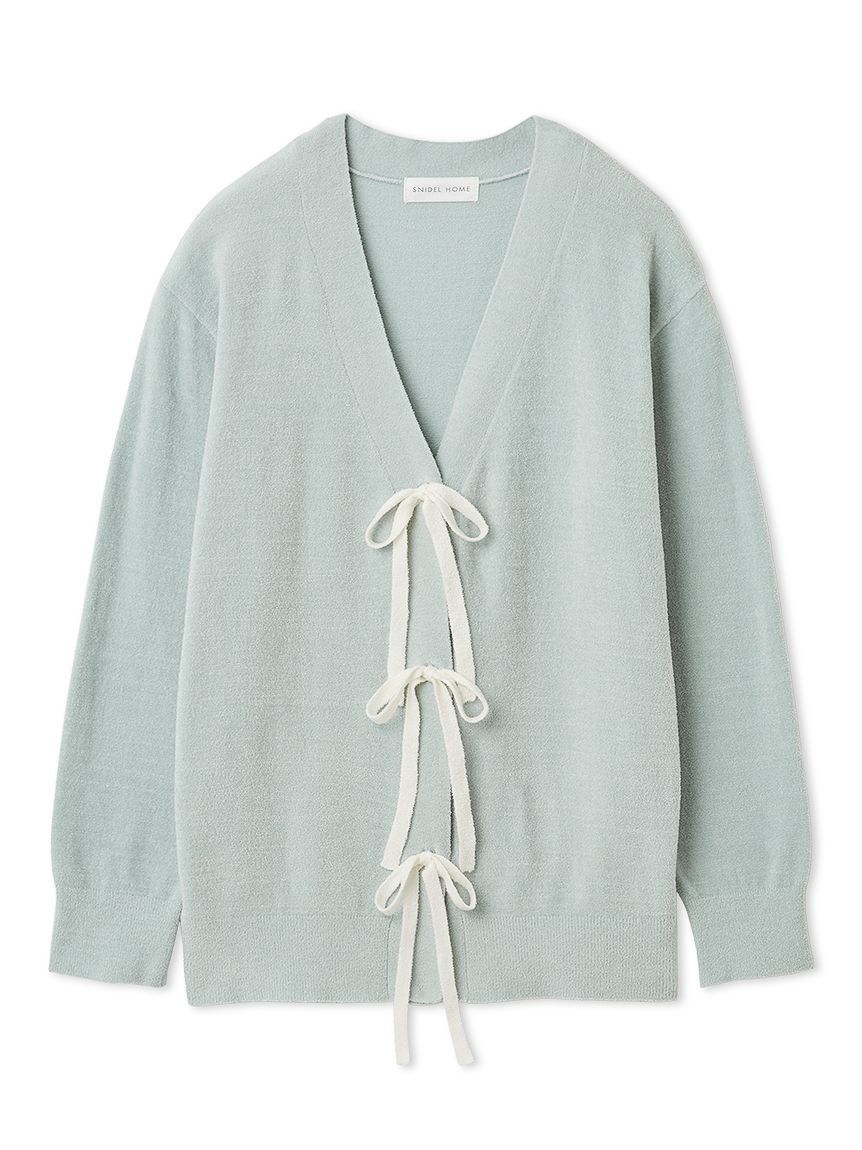 SNIDEL HOME「リボン釦ニットカーディガン」|ルームウェア|MNT