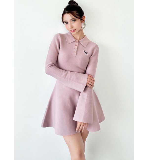 RESEXXY「ニットポロワンピース」|ワンピース|