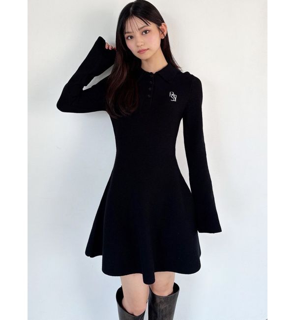 RESEXXY「ニットポロワンピース」|ワンピース|