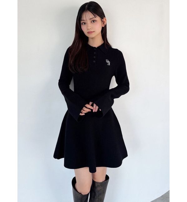 RESEXXY「ニットポロワンピース」|ワンピース|