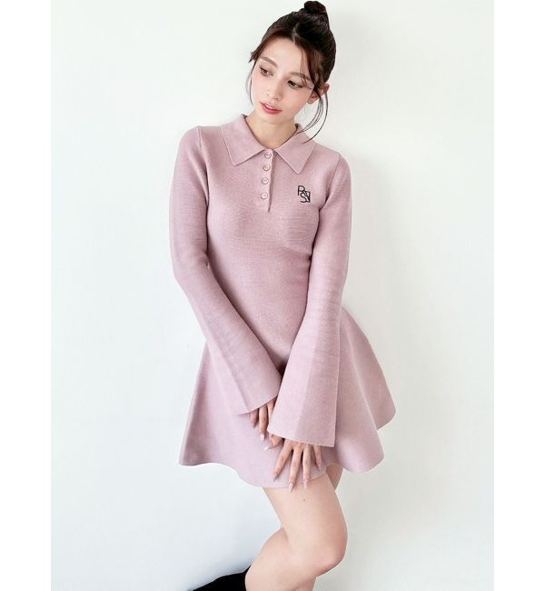 RESEXXY「ニットポロワンピース」|ワンピース|