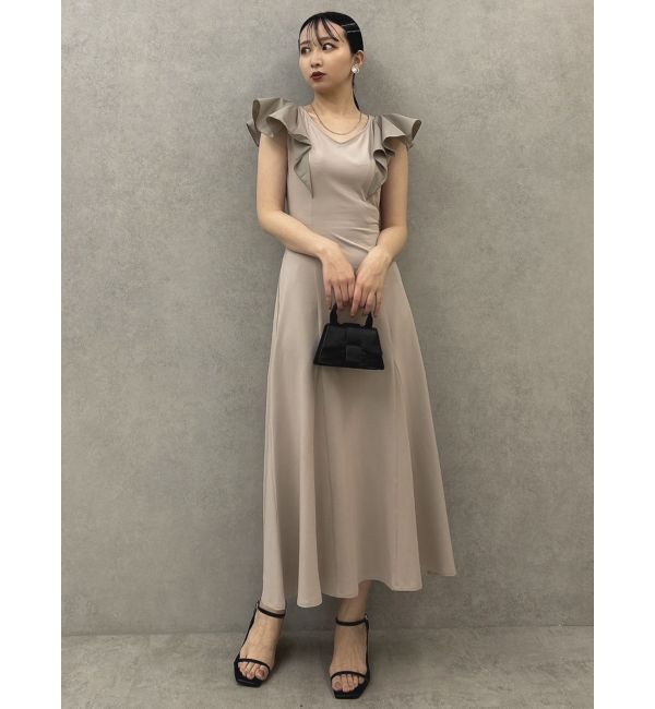 dazzlin「バックオープンフリルカットワンピース」|ワンピース|