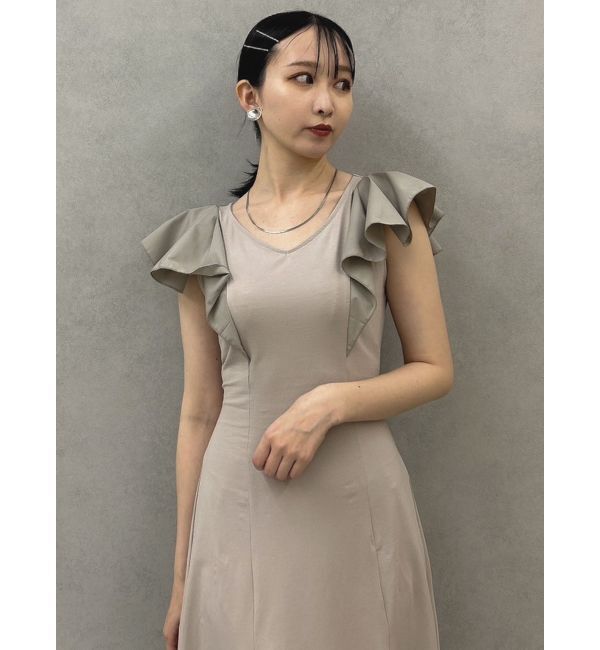 dazzlin「バックオープンフリルカットワンピース」|ワンピース|