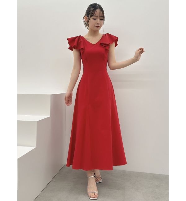 dazzlin「バックオープンフリルカットワンピース」|ワンピース|