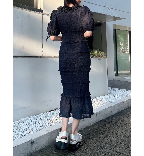 dazzlin「ベビーフリルシャーリングワンピース」|ワンピース|