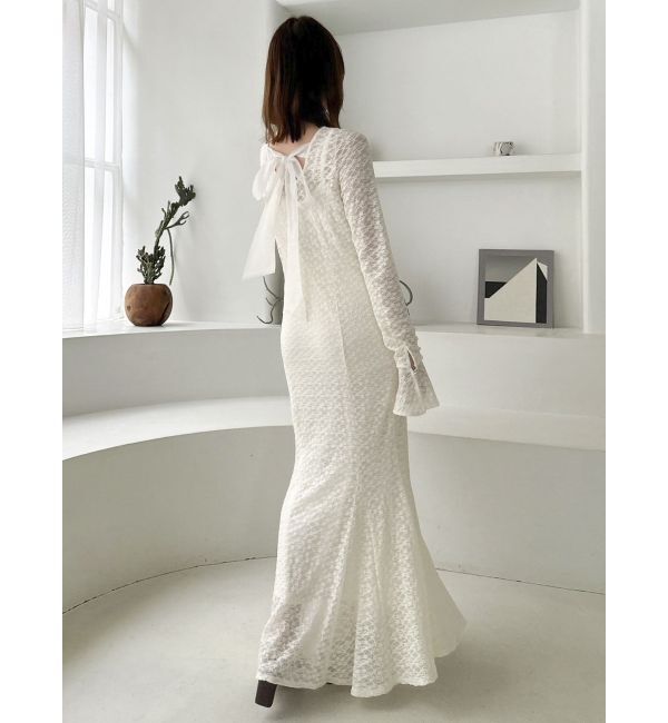 dazzlin「バックリボンレースワンピース」|ワンピース|