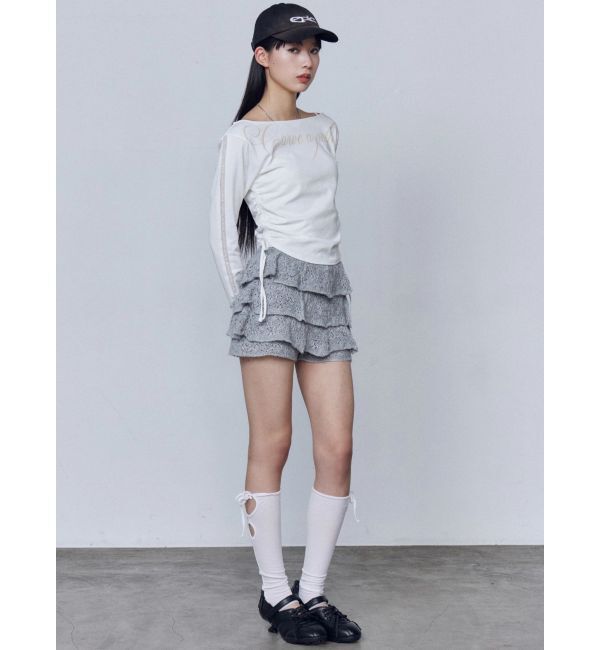 EMODA「ティアードニットスカート」|スカート|