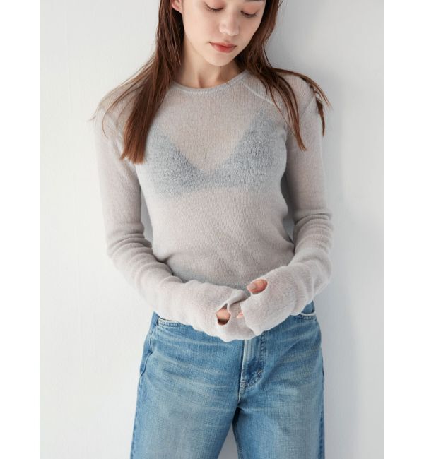 Ungrid「シアーフィットニット」|ニット・セーター|