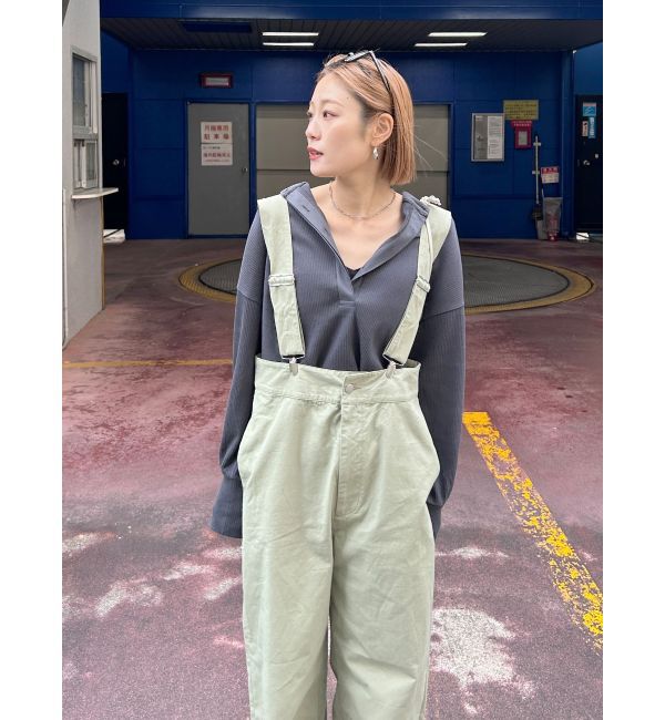 Ungrid「ヘンリーネックテレコロングスリーブTee」|Tシャツ・カットソー|