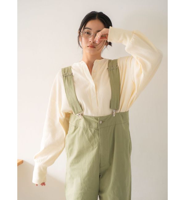 Ungrid「ヘンリーネックテレコロングスリーブTee」|Tシャツ・カットソー|