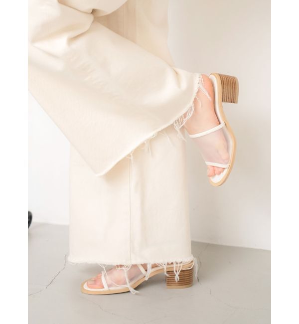 Ungrid「メッシュヒールサンダル」|サンダル|オフホワイト