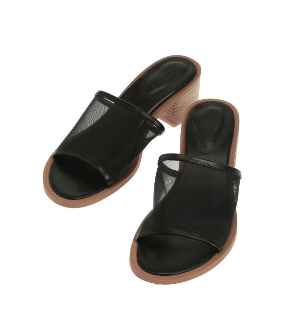 Ungrid「メッシュヒールサンダル」|サンダル|