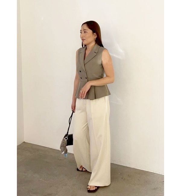 LAGUNAMOON「サイドベルトワイドパンツ」|その他|