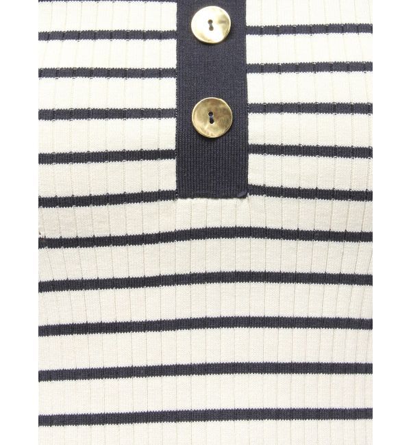 LAGUNAMOON「カラーネックラインニットプルオーバー」|ニット・セーター|