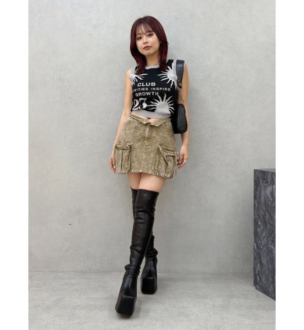 EVRIS「ジャガードグラフィックニットトップス」|ニット・セーター|