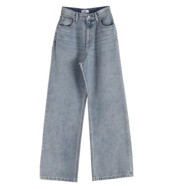 EVRIS「BACKスラッシュワイドデニムパンツ」|デニム|