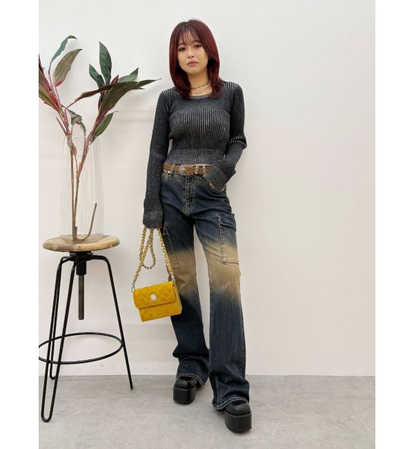 EVRIS「バックリボンニットトップス」|ニット・セーター|