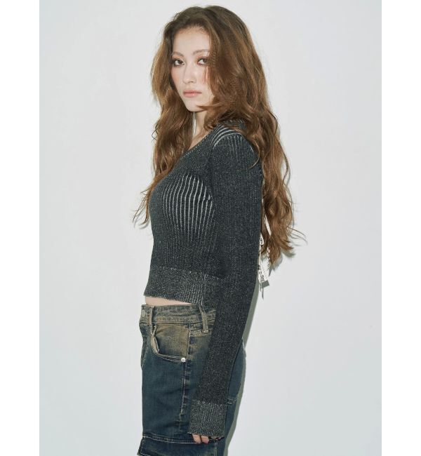 EVRIS「バックリボンニットトップス」|ニット・セーター|
