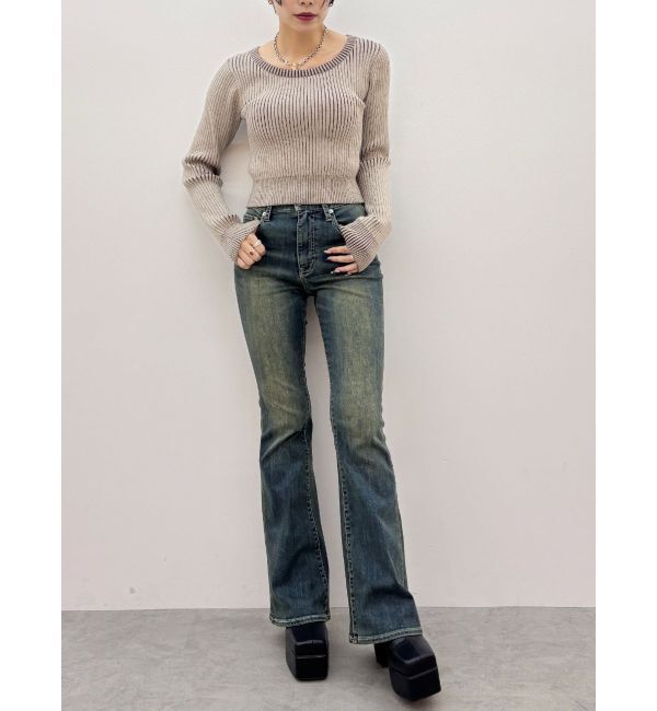 EVRIS「バックリボンニットトップス」|ニット・セーター|